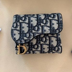 Dior saddle lotus wallet